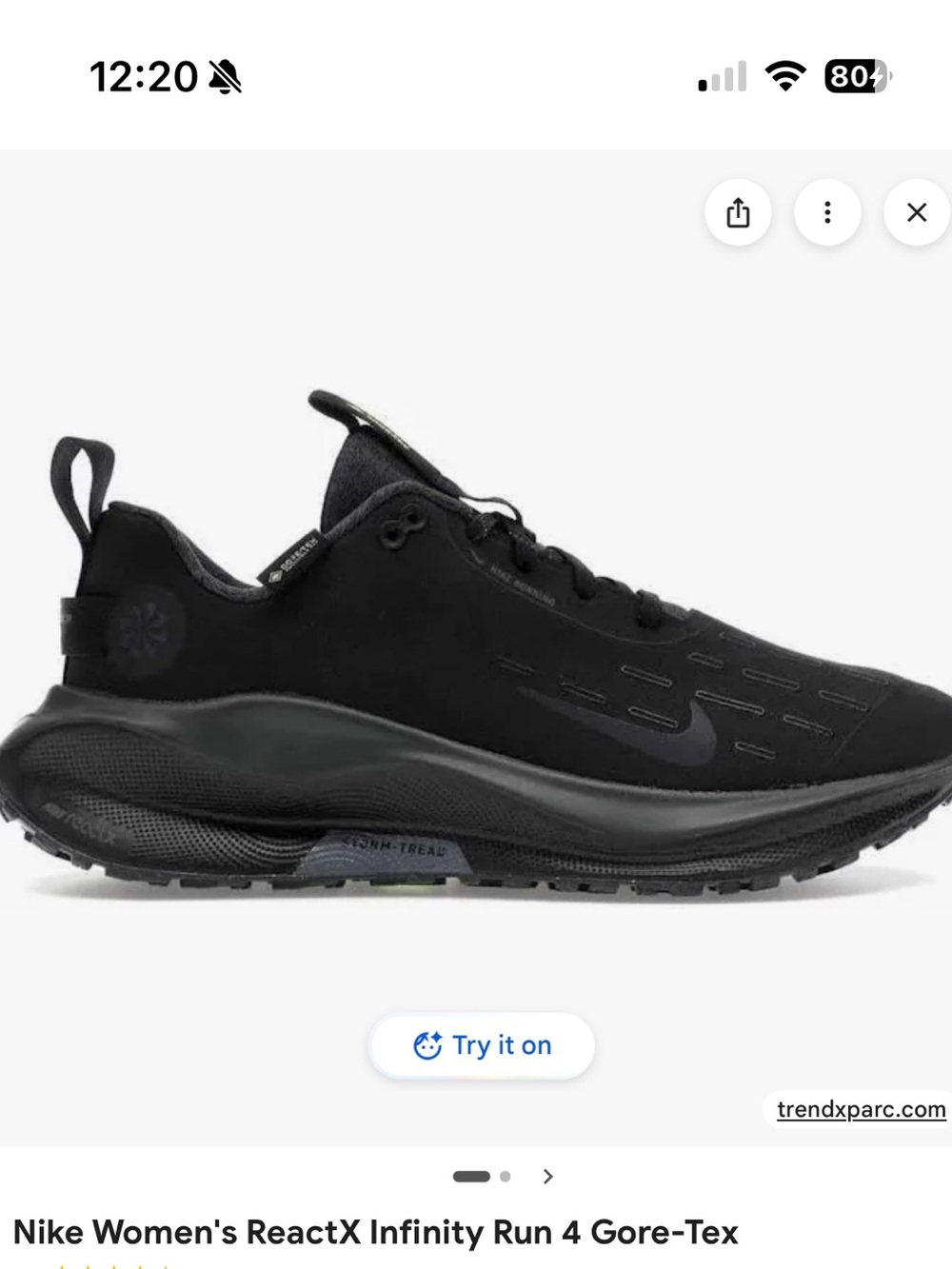Nike React Infinity Run 4 Gore-Tex